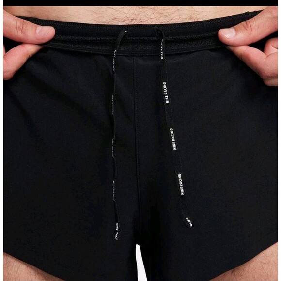 Nike AeroSwift Dri-Fit ADV 2" Running Shorts Mens Size LARGE Black FN3349-010 - Picture 5 of 10
